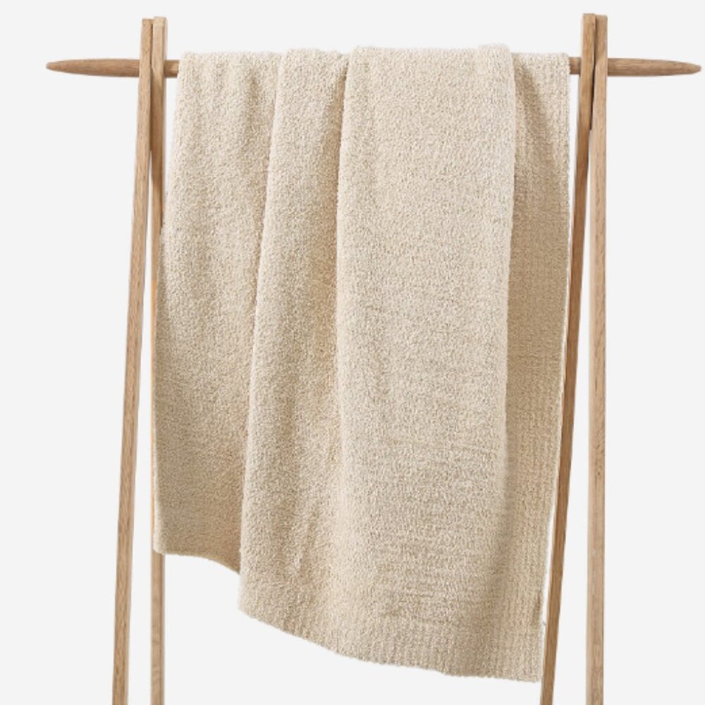 NEW Anthropologie Sunday Citizen Snug Lap Throw Shade Sahara Tan $98.00
